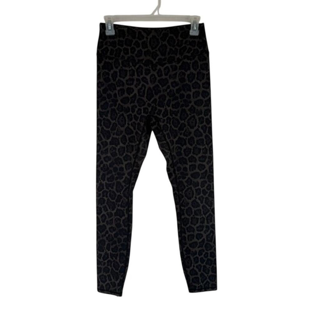 Move Theology Brown and Black Animal Print Leggings - Size Medium